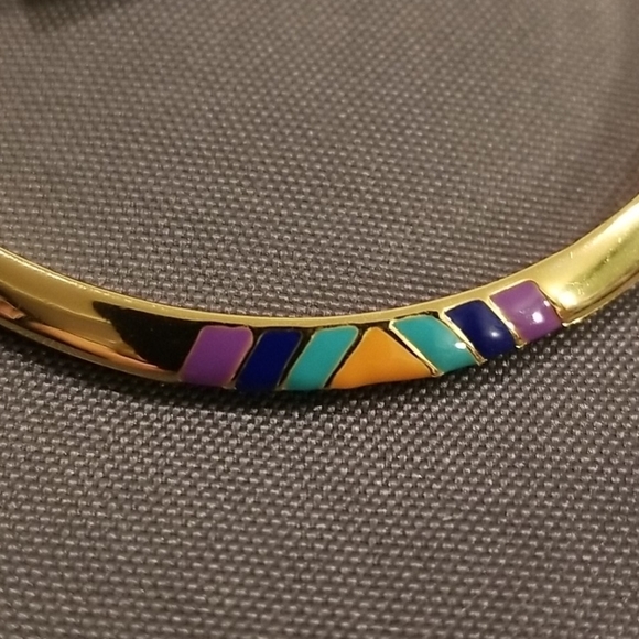 💕TRINA TURK💕 Knife Edge Bangle Bracelet - Picture 6 of 8